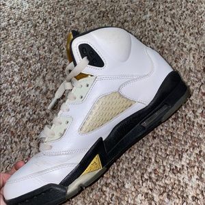 Gold Jordan 5s